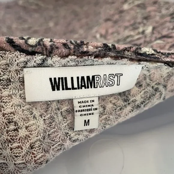 WILLIAM RAST Purple Long Sleeve Knit Top Size M - Picture 6 of 9